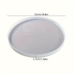 50cm Round Epoxy Resin Table Mold with Hairpin Legs