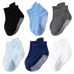 6pairs Non-slip Grip Floor Socks for Toddlers