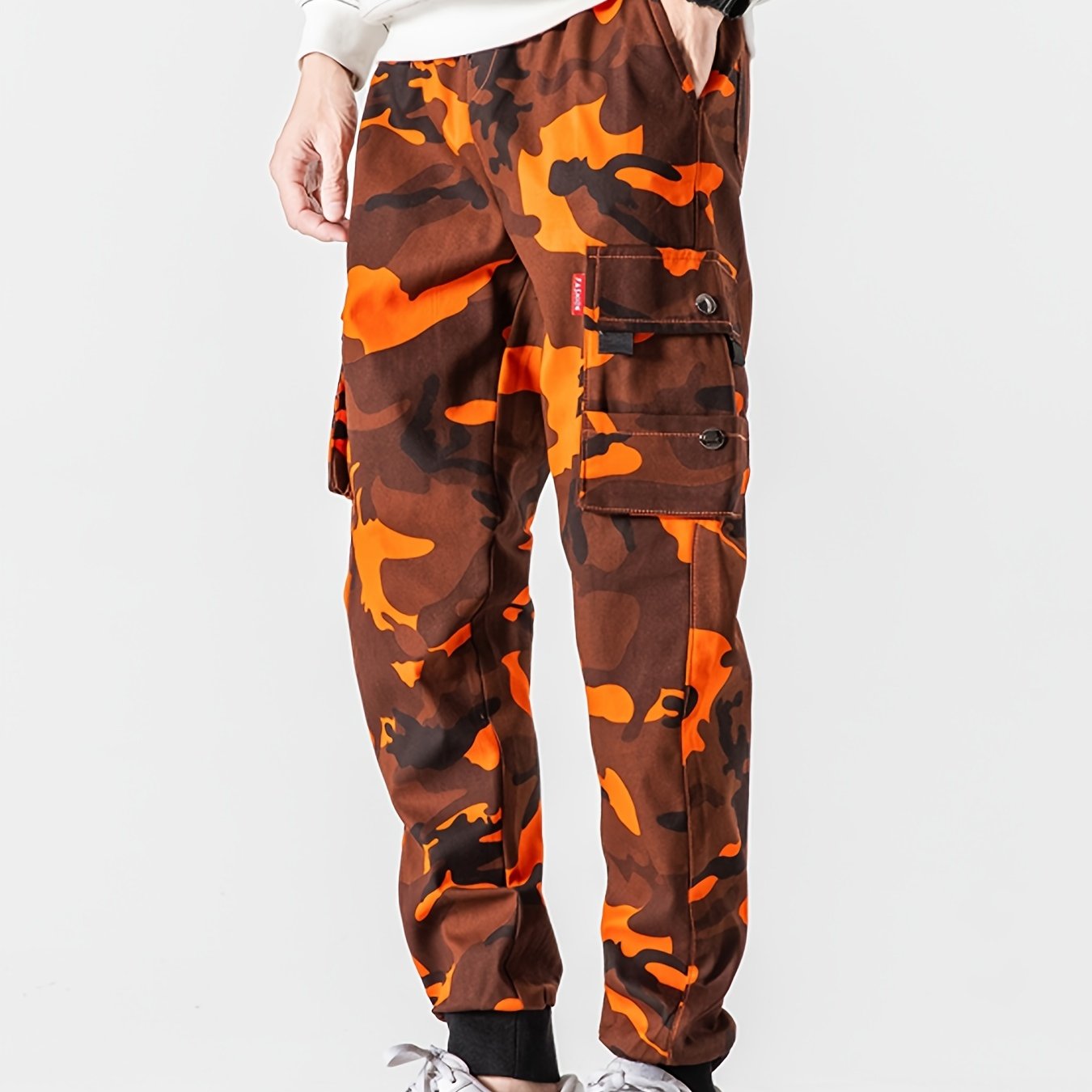 Camouflage Cargo Pants Men Street Style Cotton Pants With Pocket