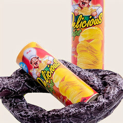 Halloween Toy Surprise Pranks Snake Can Potato Chip Barrel Trick Joke Gag Gift