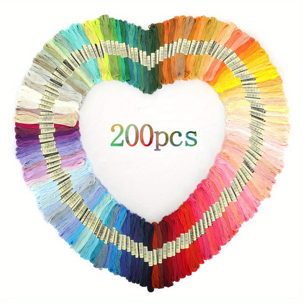 Colorful Cross Stitch Thread Set For Kids & Adults 150 200 250 Vibrant Colors