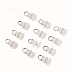 100pcs Curtain Track Gliders Roller Hooks Accessories