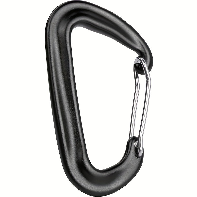 6pcs 12KN D Aluminum Carabiner for Climbing Activities