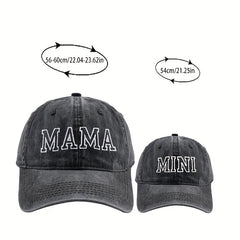 Parent Child Embroidery Sunscreen Baseball Cap