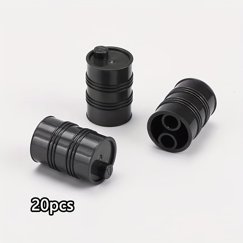 20pcs Small Size Parts Barrel Sandbag Shield Military Model Puzzle DIY Parts