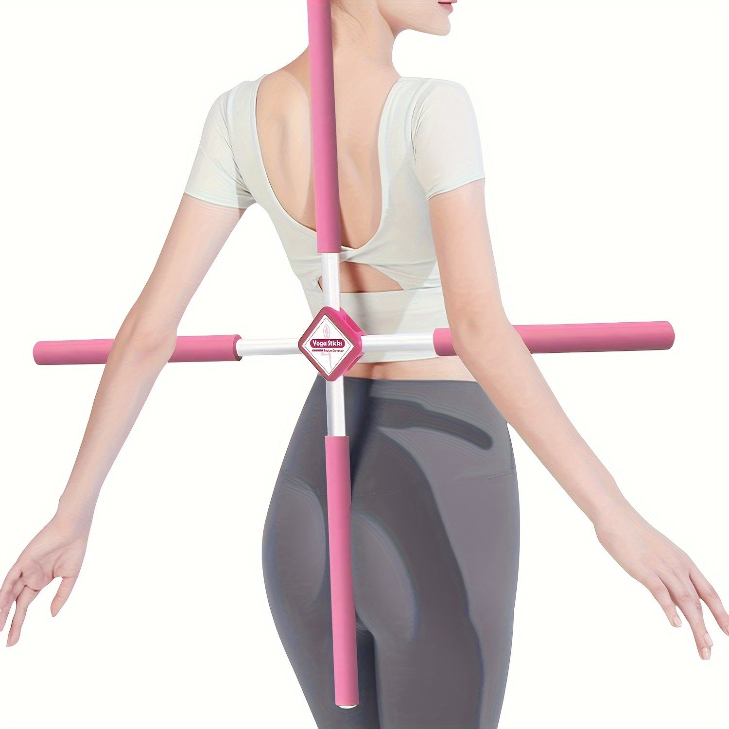 Hunchback Posture Corrector Yoga Cross Body Stick For Stretching