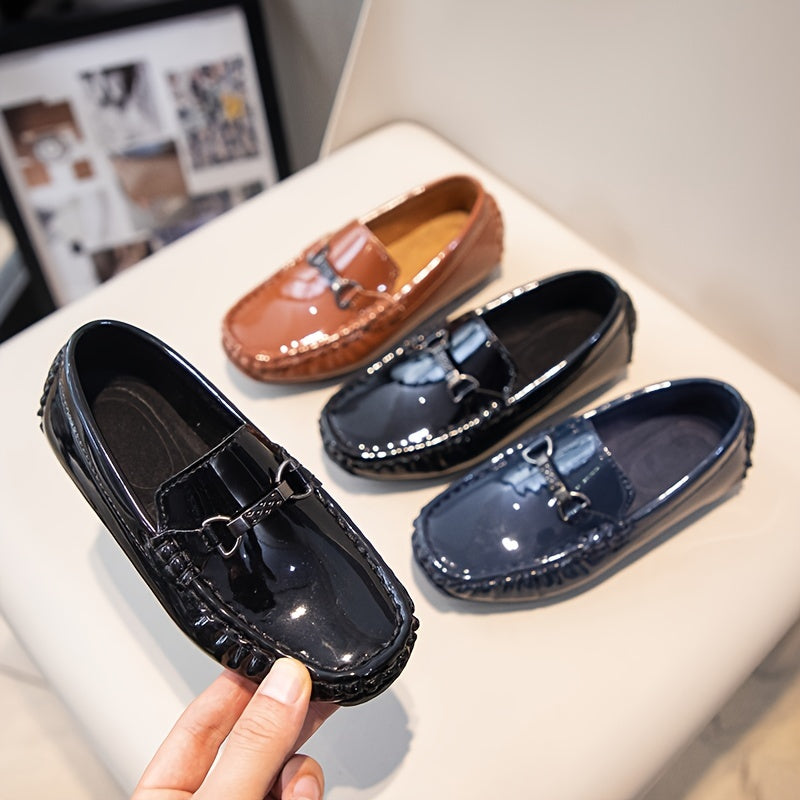 Boys Loafer Shoes Lightweight Non Slip Flat Shoes Performance Party