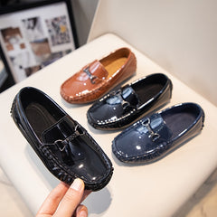 Boys Loafer Shoes Lightweight Non Slip Flat Shoes Performance Party