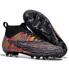 Unisex AG Cleat Soccer Shoes Professional Outdoor Training Shoes