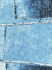 Denim Print Top & Pants Set