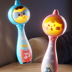 Baby Groove Toy Maracas Musical Rattles Soft Tactile Learning Toy for Infants