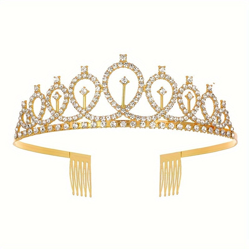 Princess Crown Hair Hoop Birthday Party Headdress Dance Accessories