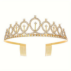 Princess Crown Hair Hoop Birthday Party Headdress Dance Accessories