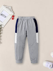 Boys Cotton Three English Printed Sportswear Trousers