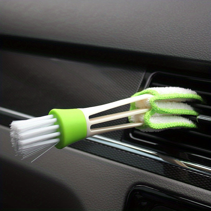 2-in-1 Car Air Outlet Cleaning Tool Duster Brush Cleaner