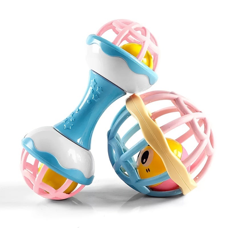 Educational Infant Toys Set Teething Rattle Tummy Time Rattle