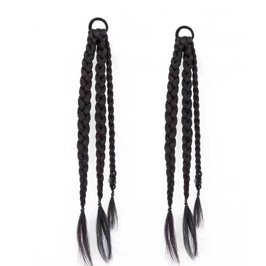 Y2K Hair Ring Ponytail Braiding Hair Wig Headpiece Hair Accessories