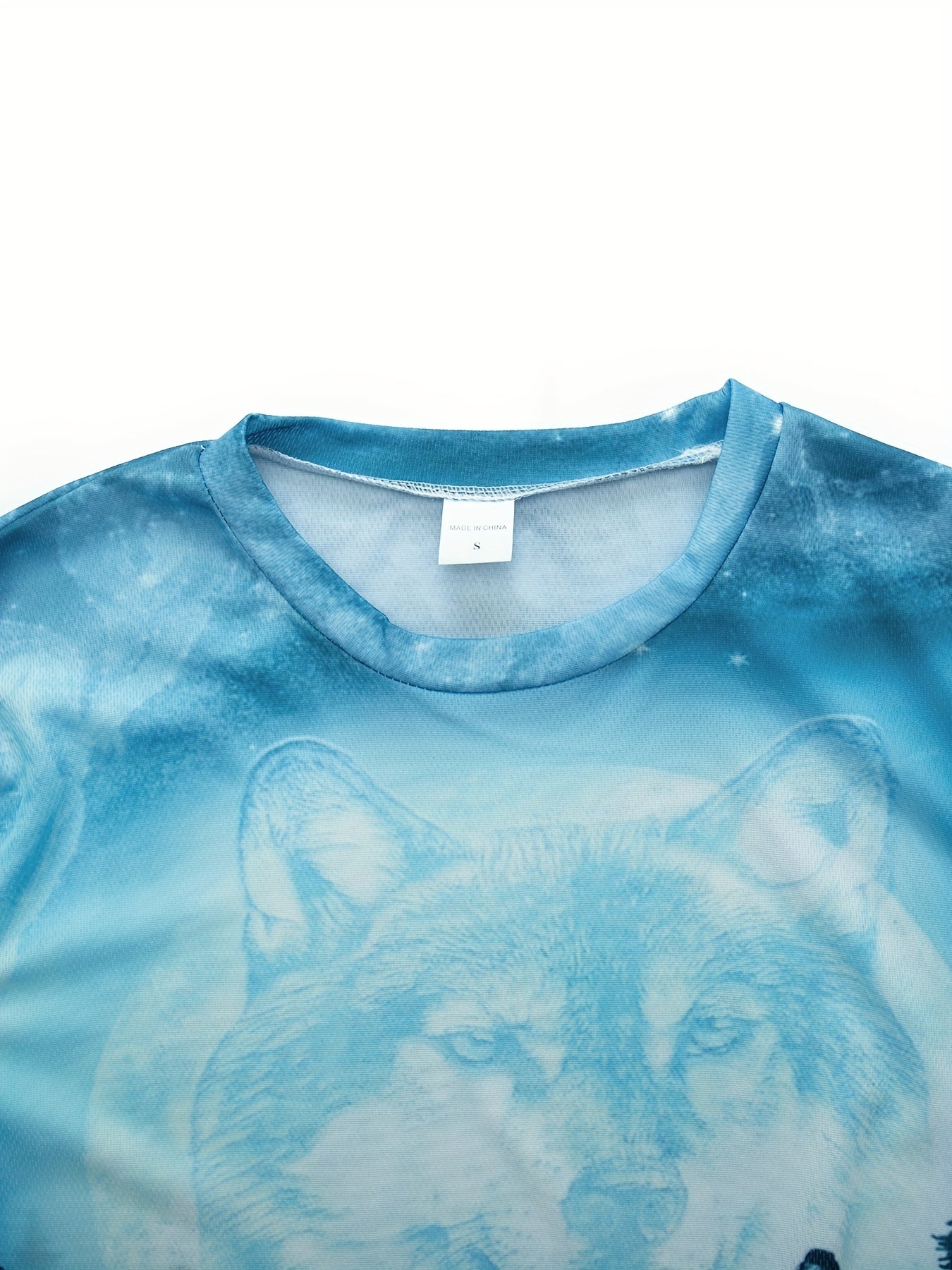 Men's Wolf Graphic Sweatshirt 3D Print Summer Fitness & Workouts