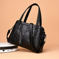 Vintage Crossbody Tote Bag Large Capacity Satchel Women's Handbag