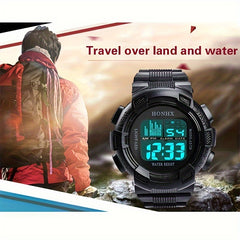 Waterproof Tactical Sports Watch Multifunctional Outdoor Lifesaving Survival