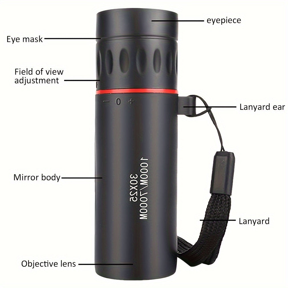 30x25 Monocular Telescope Bird Watching Sightseeing