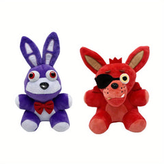 7" Cartoon Game Doll Fox Bear Duck Set Stuffed Toy High Holiday