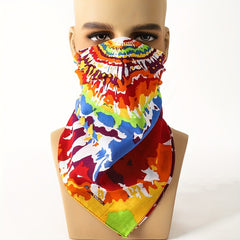 Men's Small Square Scarf Winter Accessory