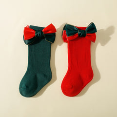 Baby Girls Kids Bowknot Crew Socks Cute Stockings