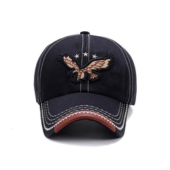 Men's Casual Embroidered Eagle Baseball Cap