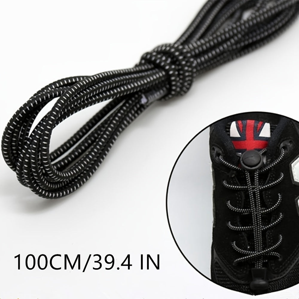 No Tie Shoe Laces Elastic Stretching Lock Lazy Laces Quick Rubber Shoelace