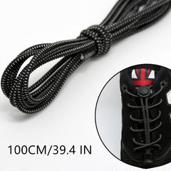 No Tie Shoe Laces Elastic Stretching Lock Lazy Laces Quick Rubber Shoelace
