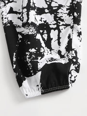 Cloud Print Elastic Spring & Summer Pants Women's Clothing