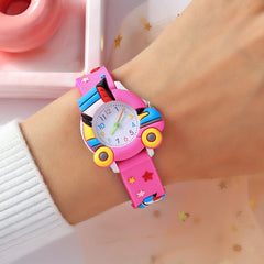 Pink Skate Shoes Casual Sports Watch
