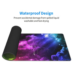 Starry Sky Extended Mouse Pad Gaming Mouse Pad 31.5x12 Inch Non Slip Mousepad