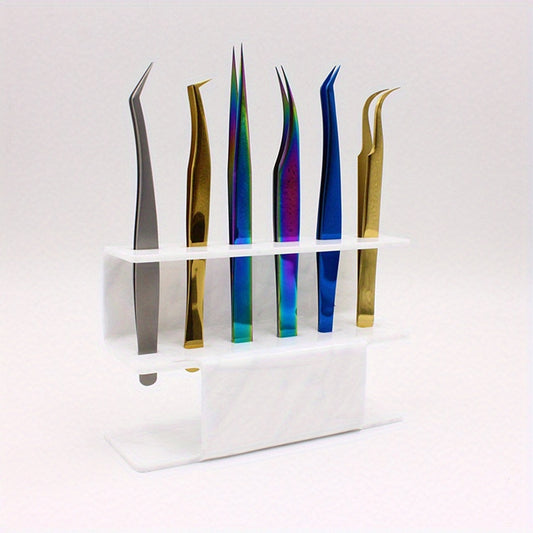Acrylic Tweezers Holder for Eyelash Extensions Display Stand