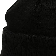 Ripped Knitted Hat Woolen Hat Embroidery Hip hop Cap Unisex