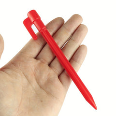 4pcs Plastic Ground Nails Tent Stakes For Camping