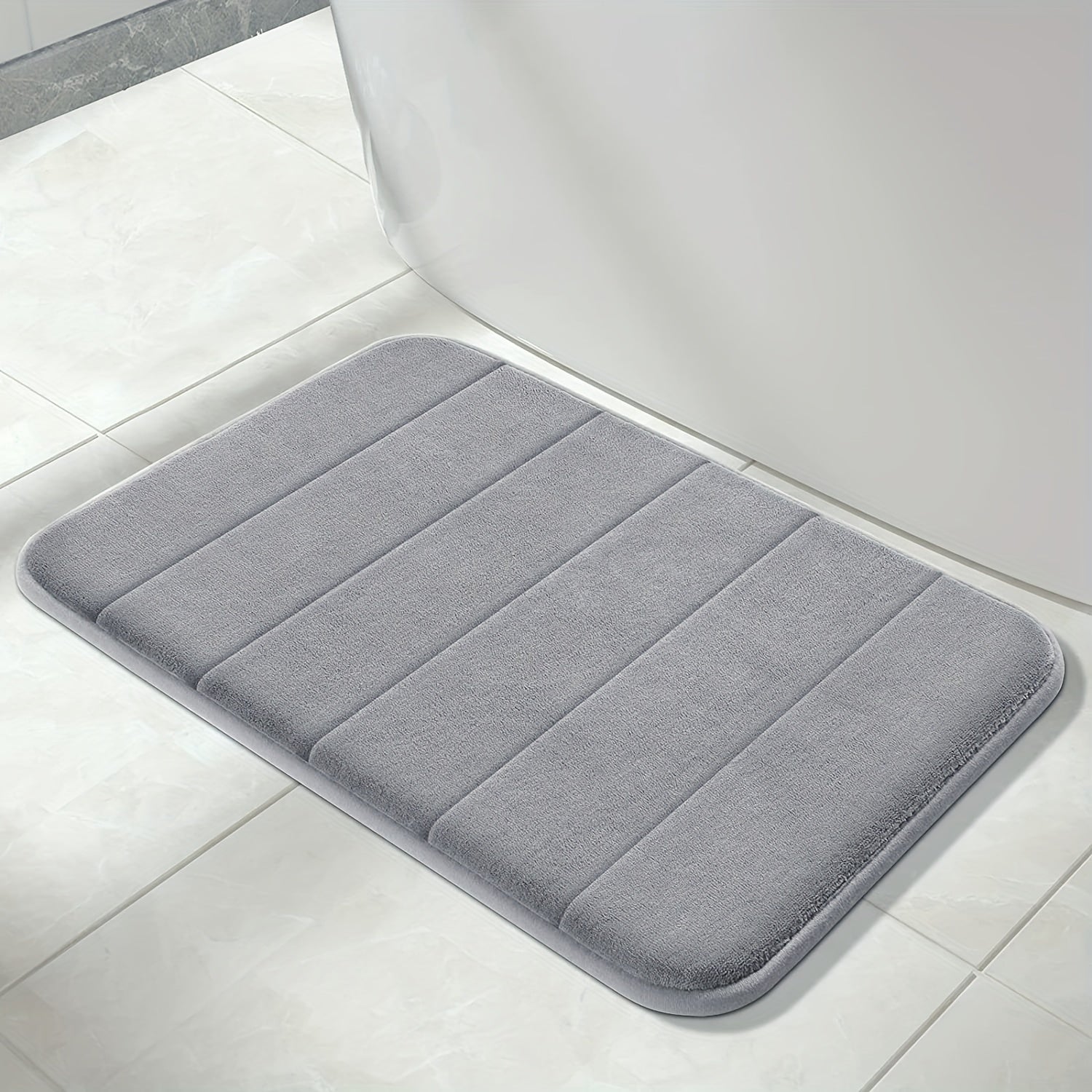 Thick Memory Foam Bath Rug Soft Non Slip Absorbent Bath Mat