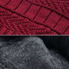Winter Fleece Warm Hat Men's Knitted Hat