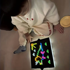 DIY Light Bead Puzzle Painting Toy Christmas Gift
