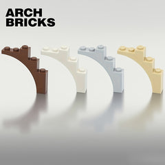 Building Blocks 2339 14395 Compatible 1X5X4 Arch Branches Bridge Element