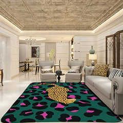 Leopard Anti Slip Area Rug - Wild Touch for Home Decor