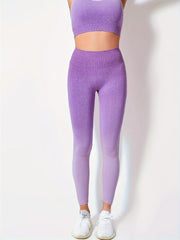 Gradient Sports Leggings High Waist Fitness Yoga Pants