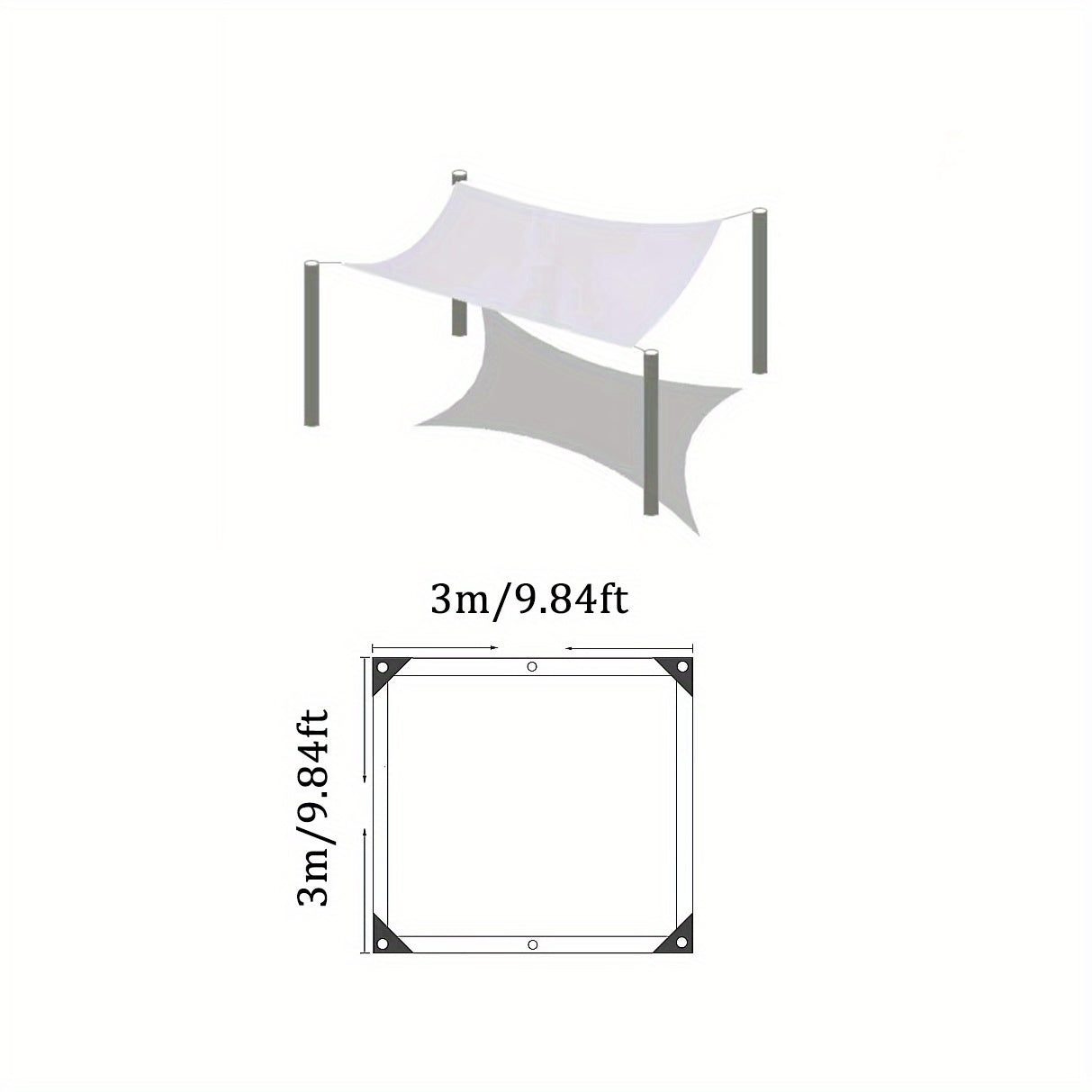 1pc Transparent Balcony Garden Insulation Rainproof Cover
