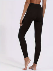 Women's Thermal Fleece Lined High Waist Yoga Leggings Winter Warm Tights