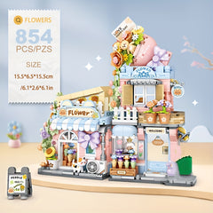 800 pcs TAIYAKI & Flower House Mini Building Blocks Set