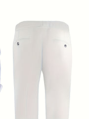 British Style Business Formal Wear Suit Pant Casual Office Trousers