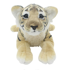 Large Lion Stuffed Animal Wildlife Model Tiger Leopard Doll Birthday