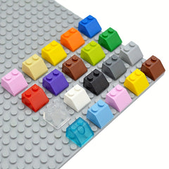 50pcs 2x2 Slope Brick Building Blocks Educational Assembly Toy 3039 Compatible