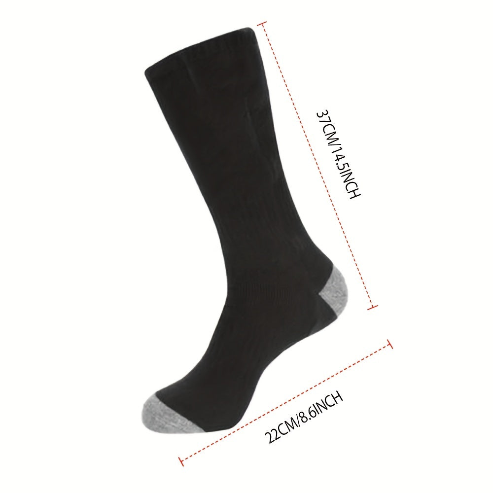 USB Rechargeable Heating Socks Infrared Heated Boots for Outdoor Winter